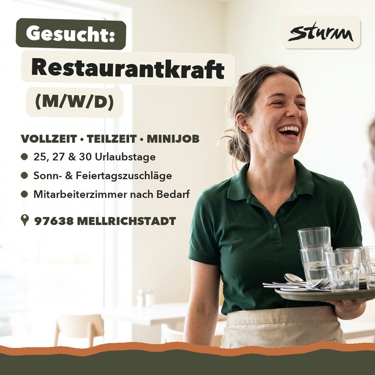 Motiv 1 — Servicekraft im Restaurant