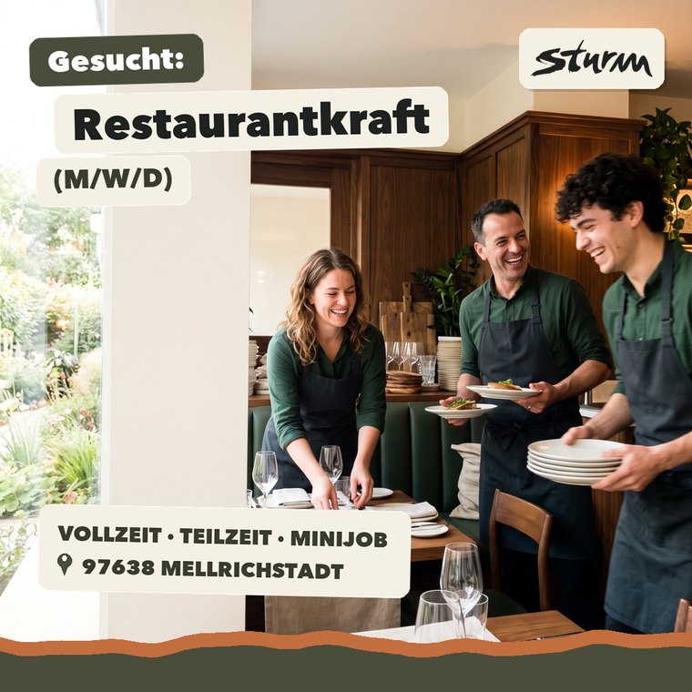 Motiv 2 — drei Köche beim Anrichten